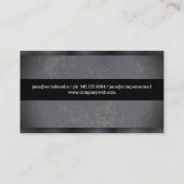 スピンバイク | ガンメタルトリム | 石板名刺 名刺 (裏面)