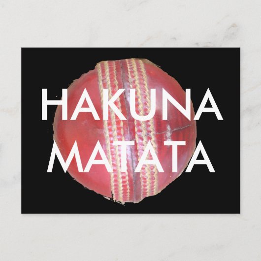 スピンマスターの球:おもしろい離れスクリケットボール ポストカード (正面)