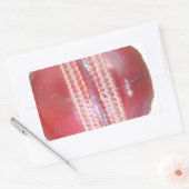 スピンマスターの球:おもしろい離れスクリケットボール 長方形シール (封筒)