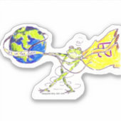 スピン中だ – 閏年 シール (正面)