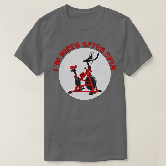 スピン後のIm Nicer Tシャツ (デザイン正面)