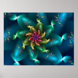 スピン波フラクタル ポスター