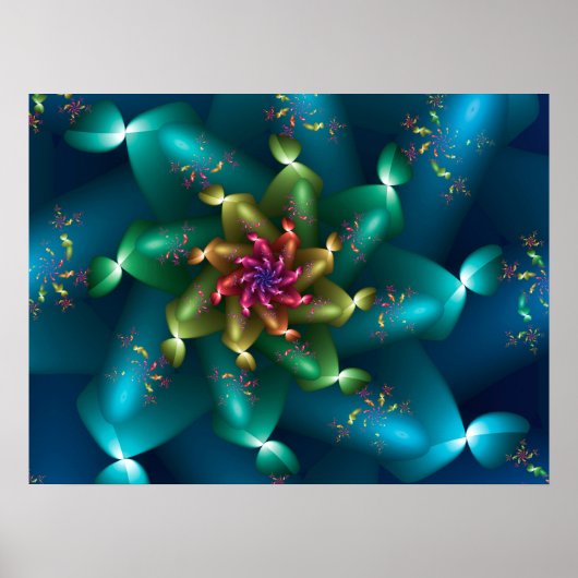 スピン波フラクタル ポスター (正面)