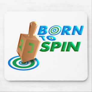 スピン生まれする マウスパッド
