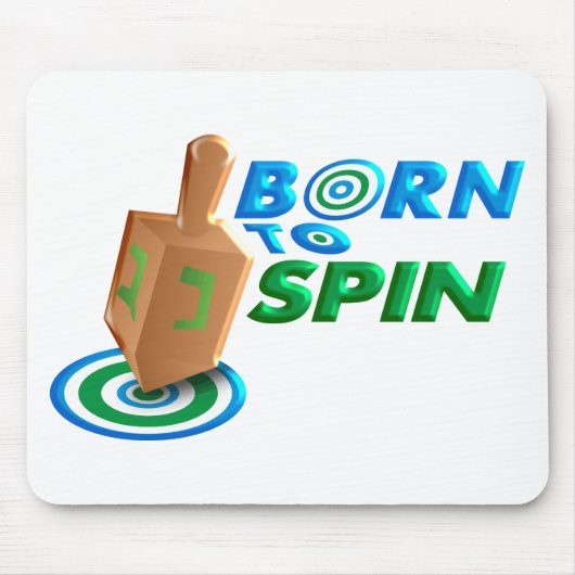 スピン生まれする マウスパッド (正面)