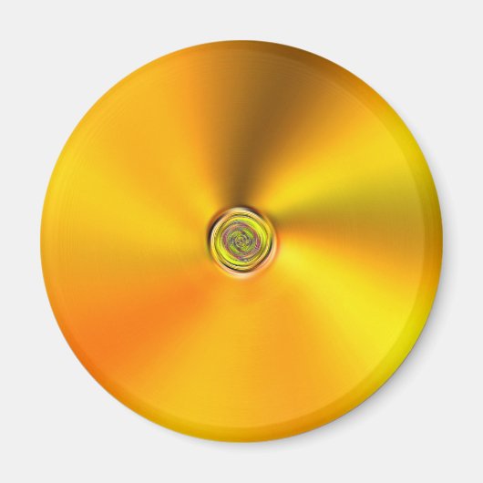 スピン金ゴールド磁石 マグネット (正面)