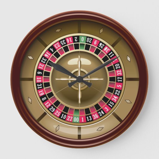 スピン2壁掛け ラージ壁時計 (正面)