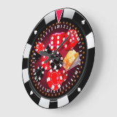 スピン5の壁時計 ラージ壁時計 (傾斜)