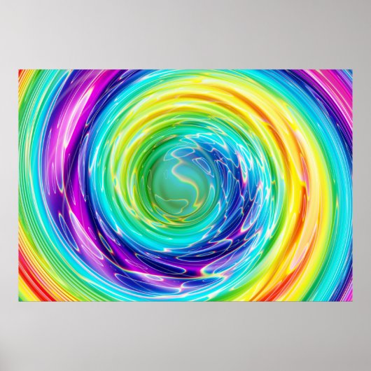 スピン6プリント ポスター (正面)