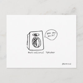スピーカやる気を起こさせるーはがき ポストカード