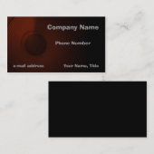 スピーカモダンー赤から黒 名刺 (正面/裏面)