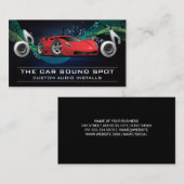スピーカーのサブ | 楽譜 | スポーツカー 名刺 (正面/裏面)