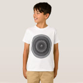 スピーカーの可聴周波~の潜水艦のウーファー音楽 Tシャツ (正面フル)