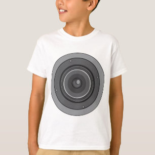スピーカーの可聴周波~の潜水艦のウーファー音楽 Tシャツ