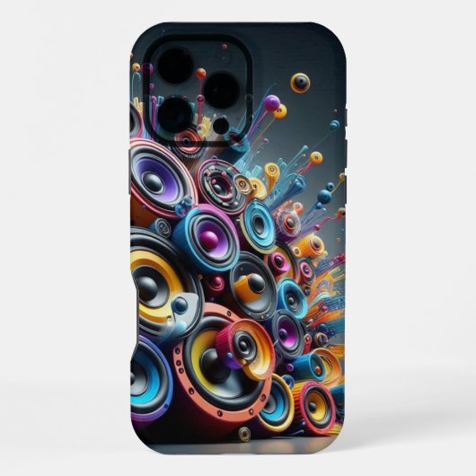 スピーカーの壁 iPhoneケース (裏面)