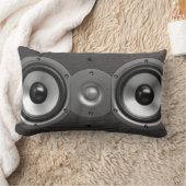 スピーカーの枕 ランバークッション (ブランケット)