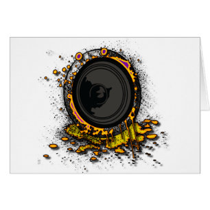 スピーカーの落書き- DJ音楽騒々しいパーティーの協力