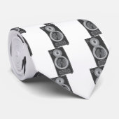 スピーカーの~のステレオ音楽可聴周波レトロ/ヴィンテージ ネクタイ (ロール)