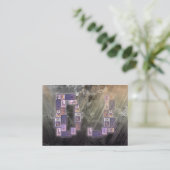 スピーカーのbusinesscardのカッコいいDJの山 名刺 (スタンド正面)