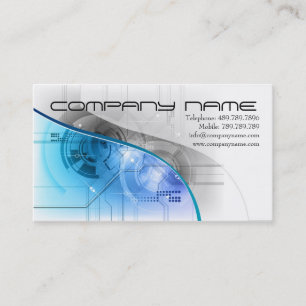 スピーカーまたは録音音楽Teachnique 名刺