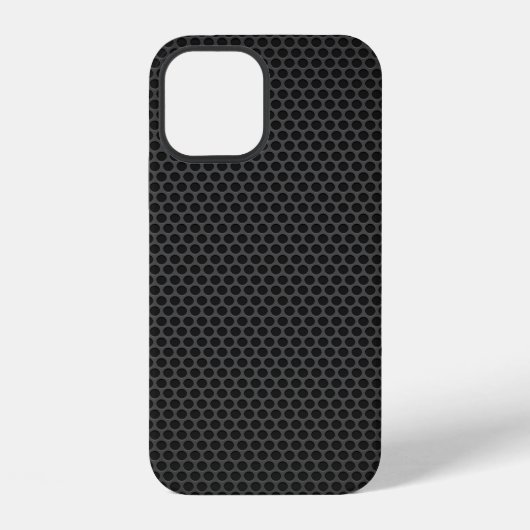スピーカーグリルのテクスチャ iPhoneケース (裏面)