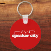 スピーカーシティ旧校 キーホルダー (正面)