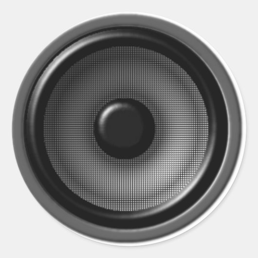 スピーカーステッカー ラウンドシール (正面)