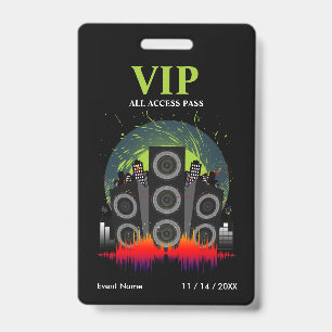 スピーカーブラストVIP全アクセスパス バッジ