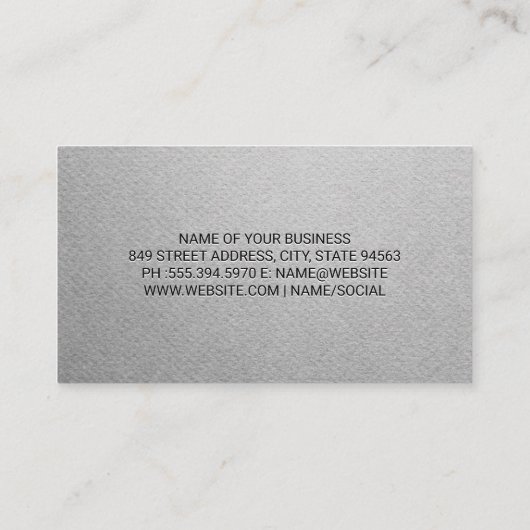 スピーカーロゴ 名刺 (裏面)