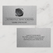 スピーカーロゴ 名刺 (正面/裏面)