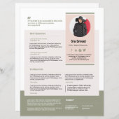 スピーカーワンシートテンプレート (正面/裏面)