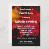 スピーカー誕生日または任意の種類のパーティの招待状 招待状 (裏面)