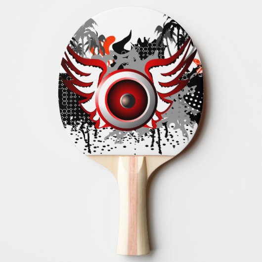 スピーカー 卓球ラケット (裏面)