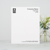 スピーカー – 黒 レターヘッド (スタンド正面)