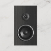 スピーカーDJ音楽イベントの生産の名刺 名刺 (裏面)