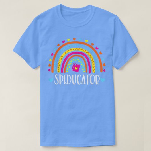 スピーダレインボーハート特別教育先生 Tシャツ (デザイン正面)