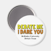 スピーチおもしろい・ディベート・チームカスタム マグネット (正面/裏面)