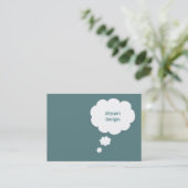 スピーチの泡名刺 名刺 (スタンド正面)