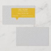 スピーチの泡(今日の最も最高のな賞) 名刺 (正面/裏面)