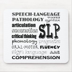 スピーチの言語病理学者 マウスパッド
