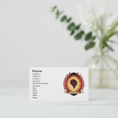 スピーチの言語病理学Mandorla 名刺 (スタンド正面)