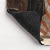 スピーチを与えているエイブラハム・リンカーン大統領 マウスパッド (コーナー)