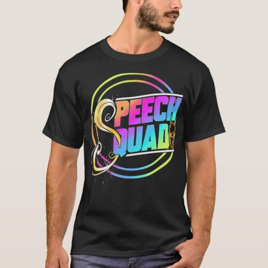 スピーチスクワッ最高のクの友達のフード付と汗 – Tシャツ (正面)