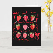 スピーチセラピーが私の得意分野よ！ストロベリーボウSLPスピーチ カード (黄色い花)