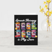 スピーチセラピーが私の得意分野 言語聴覚士 カード (黄色い花)