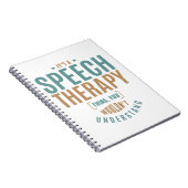 スピーチセラピーだ。ギフトアイディア ノートブック (右側)