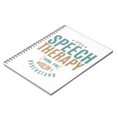 スピーチセラピーだ。ギフトアイディア ノートブック (左側)