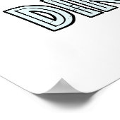 スピーチセラピーはディノメイトセラピストパンギフト ポスター (角)