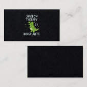 スピーチセラピーはDino-MateセラピストPunギフト 名刺 (正面/裏面)