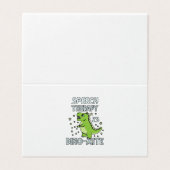 スピーチセラピーはDino-MateセラピストPunギフト 名刺 (外部フラット)